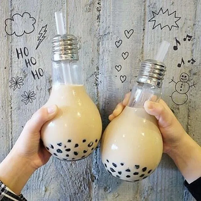 trà sữa bóng đèn