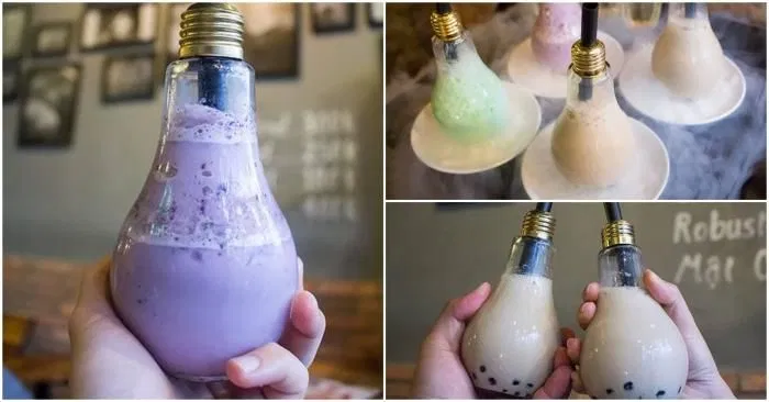 trà sữa bóng đèn