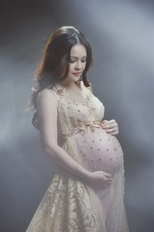 cô đang rất hạnh phúc với thiên chức của mình