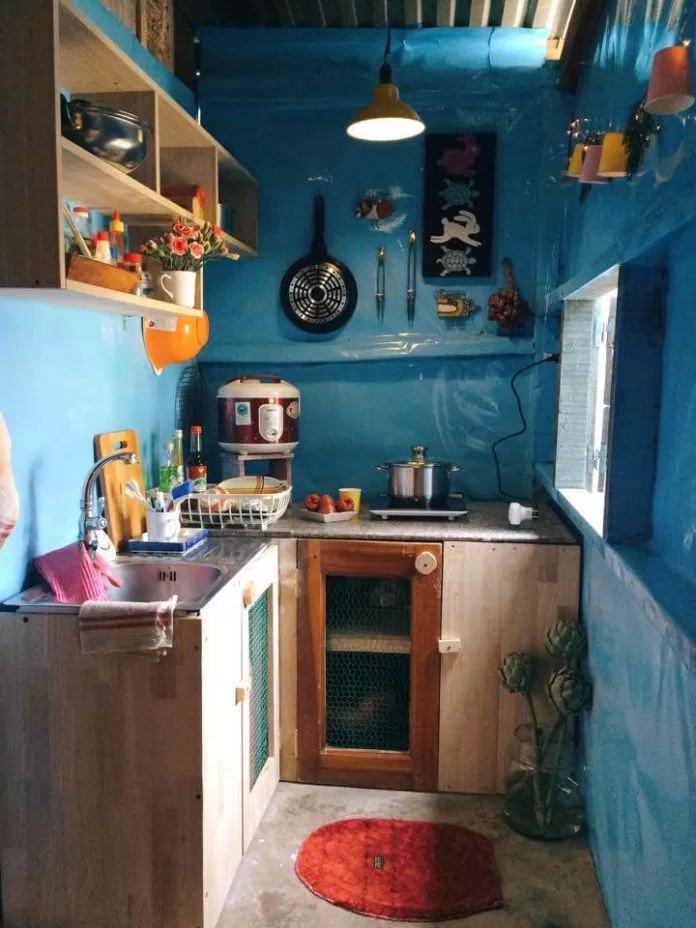 Le Bleu còn có cả căn bếp cho bạn nấu nướng tuỳ ý