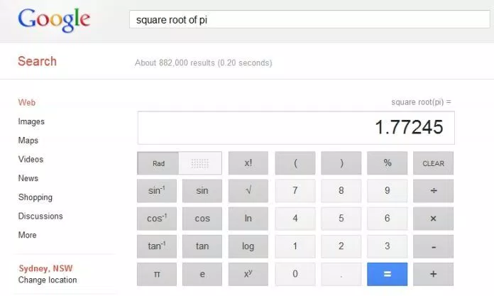 Google Calculator