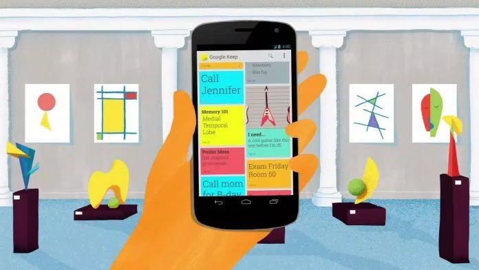 công cụ google keep