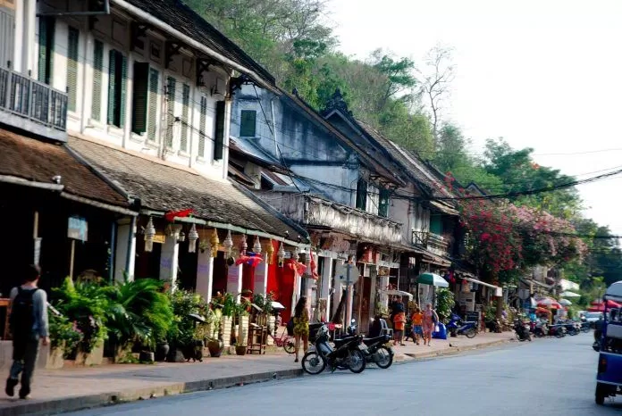 Khu phố cổ Luang Prabang (Ảnh - Blueriver)