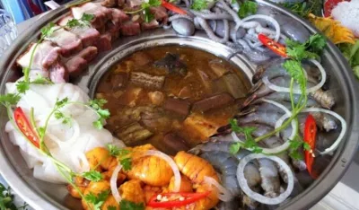 Lẩu mắm là món ăn giàu già trị dinh dưỡng. (Ảnh: internet)