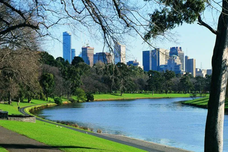 khu vườn xanh ở melbourne