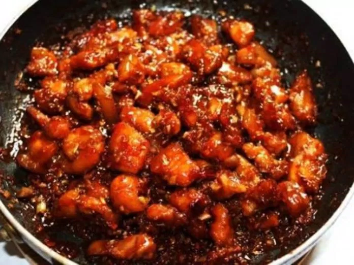 Thịt kho mắm ruốc