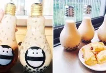 trà sữa bóng đèn