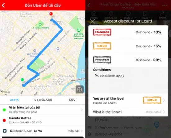 uber và foody