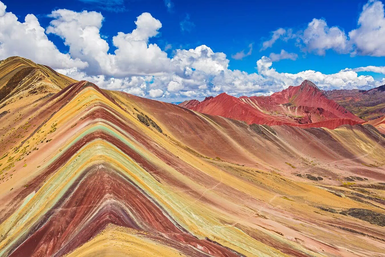 Ngọn núi cầu vồng Vinicunca ở Peru