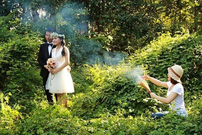 Hậu trường chụp ảnh cưới