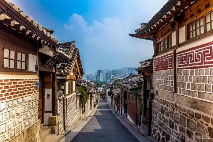 Ngôi làng là một không gian hoàn hảo ngập tràn dấu ấn lịch sử của Hàn Quốc. (ảnh: internet)