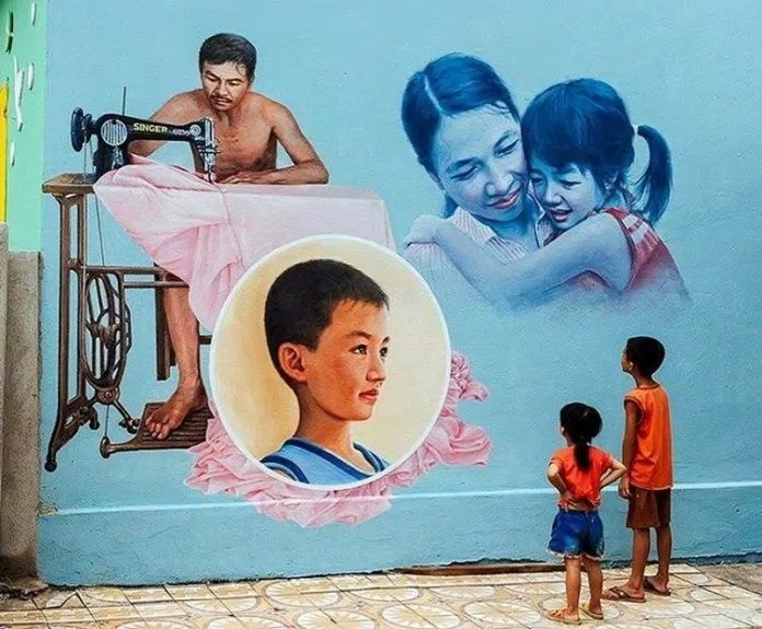 Làng bích hoạ Tam Thanh