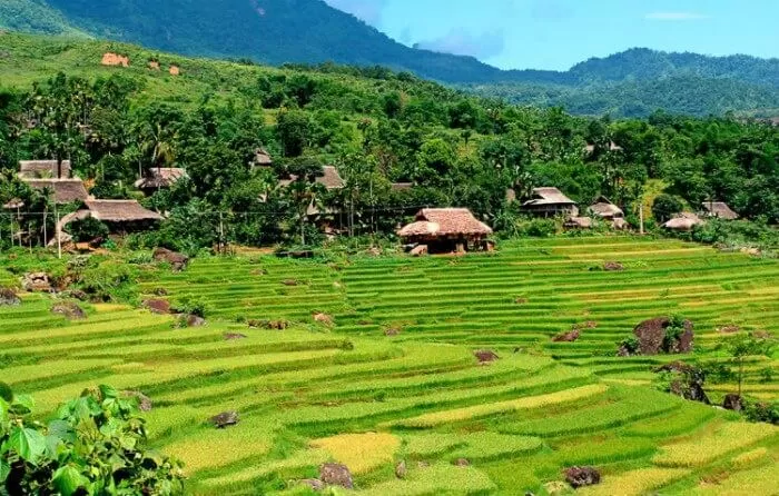 Những nếp nhà giản dị ở kho Mường (Ảnh internet)