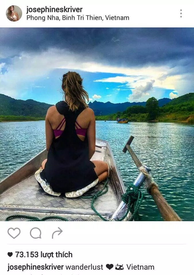Cô nàng khá "sành" các địa điểm nổi tiếng của Việt Nam (ảnh: internet)