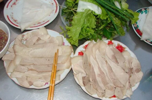 thịt heo 2 đầu da