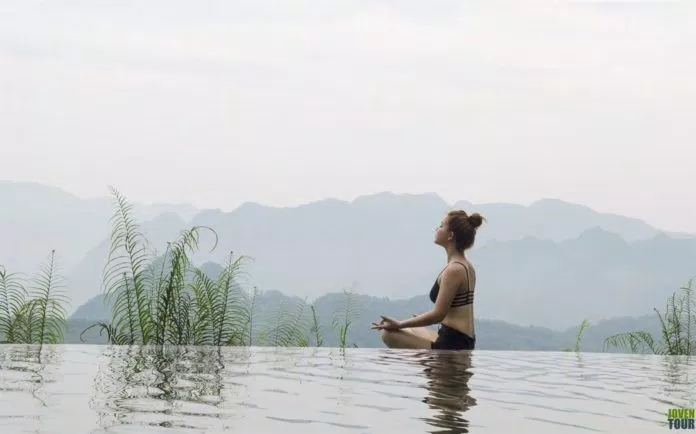 Nhà sàn tập thể đậm nét văn hóa dân tộc nhưng cũng không kém phần tiện nghi cho những nhóm bạn (Ảnh internet)