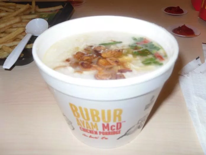Cháo ở Malay