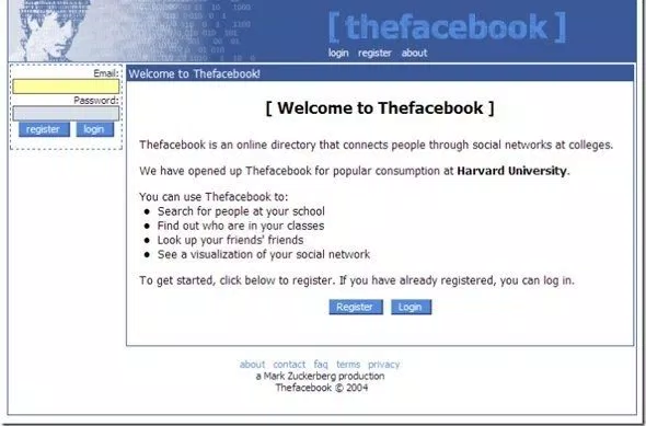 Facebook 2004