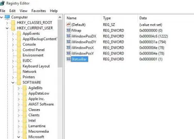 persistent-status-bar