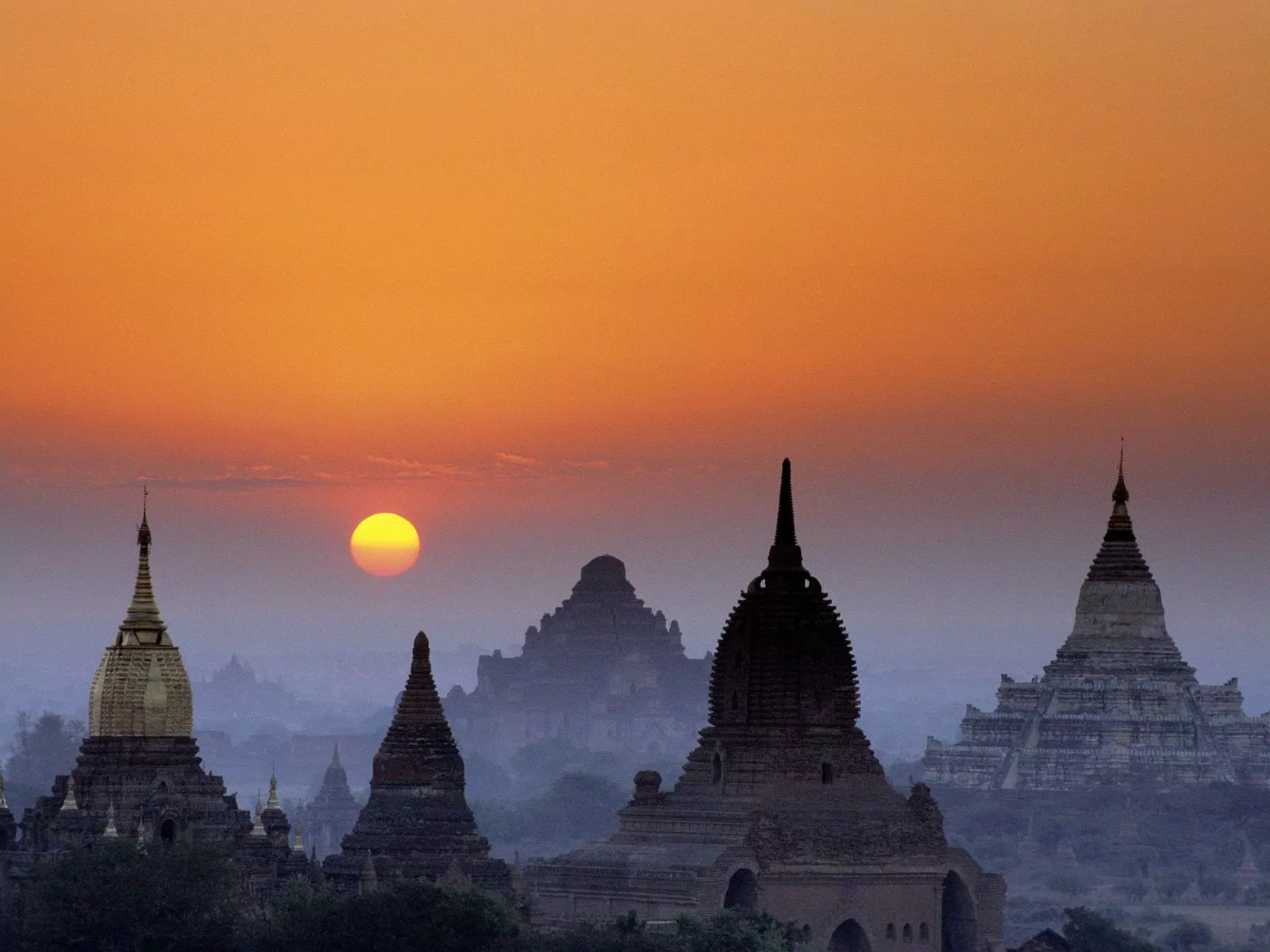 Pagodas in Bagan