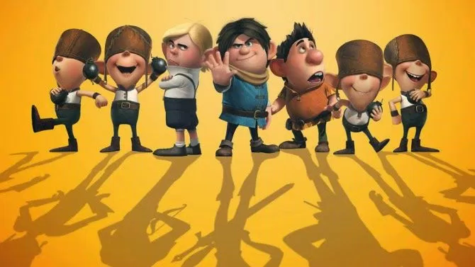 giày đỏ và 7 chú lùn