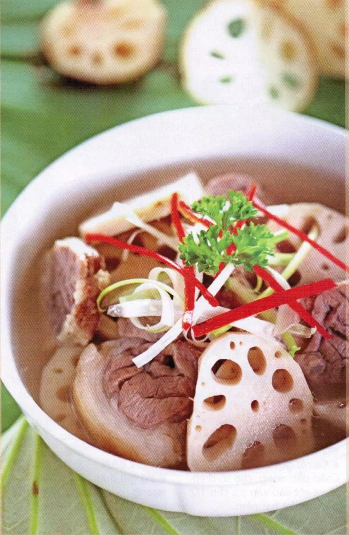 canh củ sen