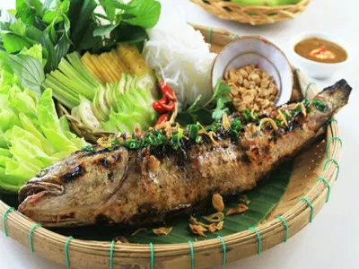cá lóc nướng trui