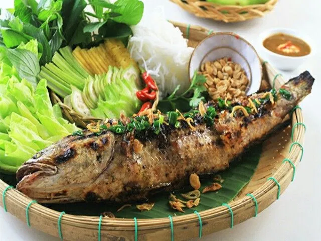 cá lóc nướng trui