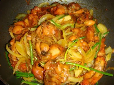 Ếch xào