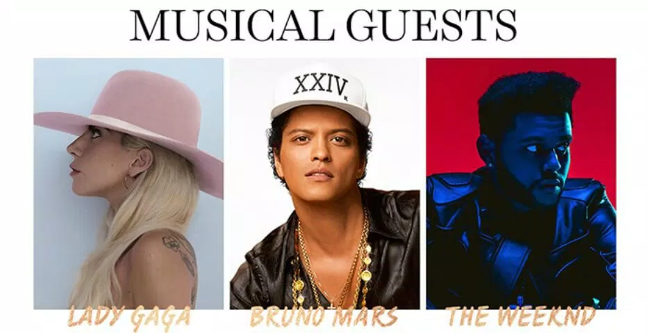 Gaga Bruno Weeknd