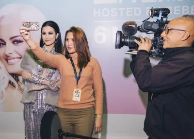 Đông Nhi giao lưu cùng MTV Asia (Ảnh: Internet)