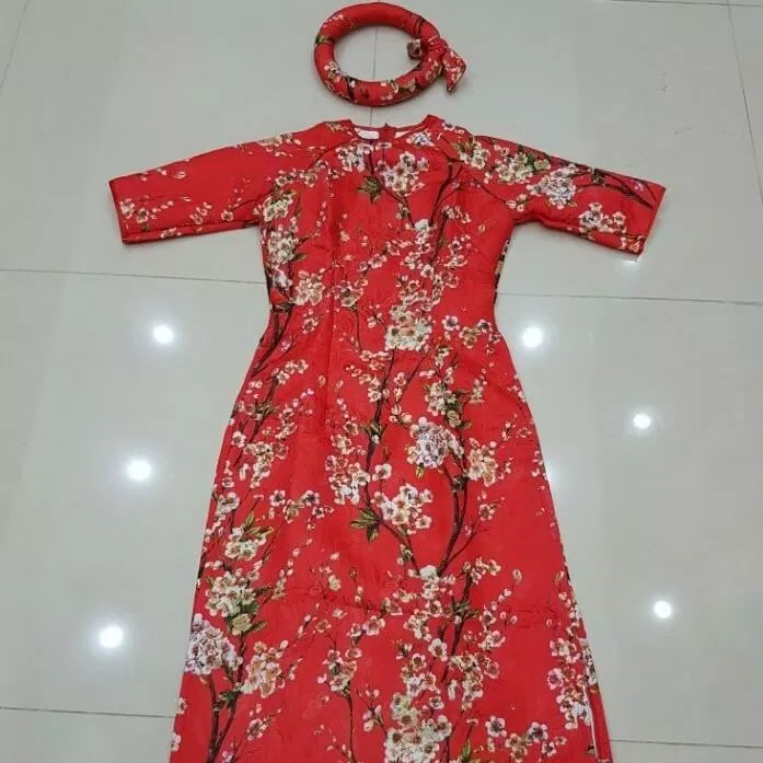 Áo dài họa tiết