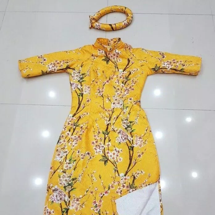 Áo dài họa tiết