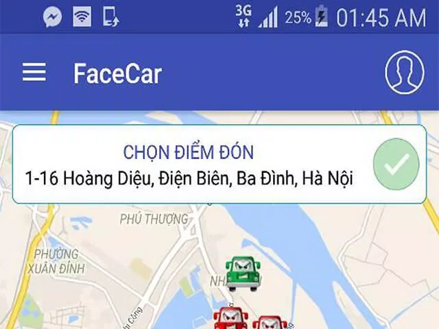 Ứng dụng FaceCar