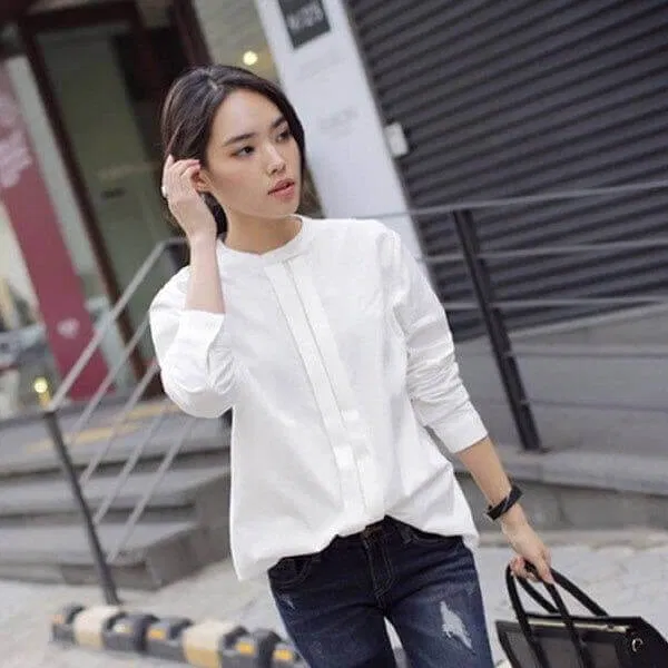 Áo sơ mi vải Line