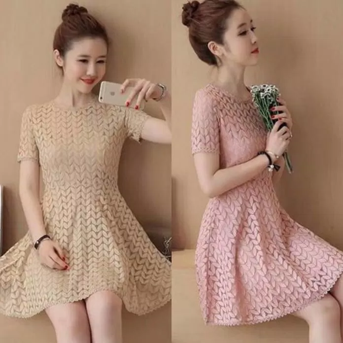 Đầm ren trơn Đầm ren trơn