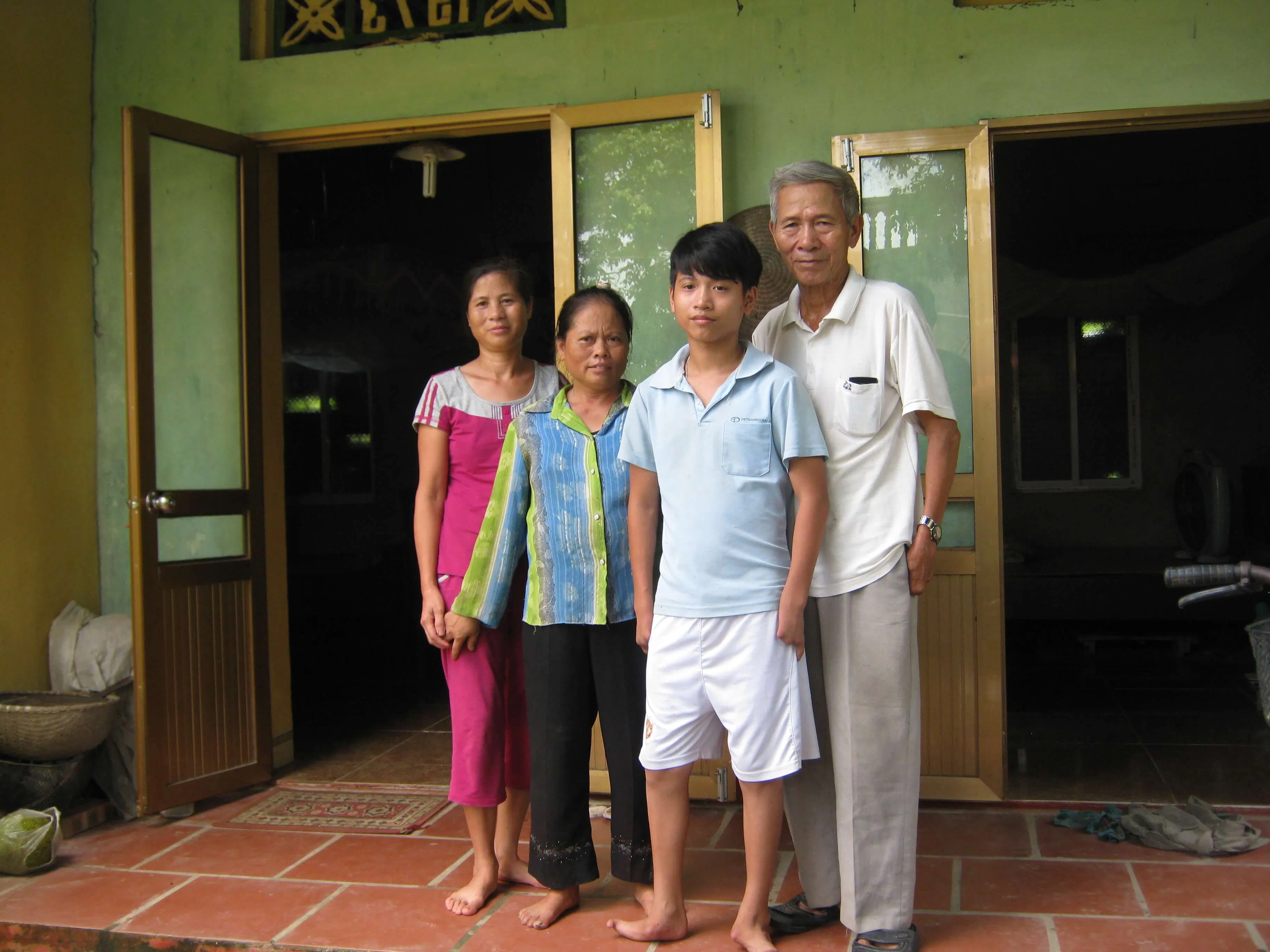 Mái ấm gia đình nhỏ của ông Tiến Mái ấm gia đình nhỏ của ông Tiến