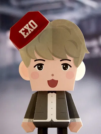 Baekhyun paper toy