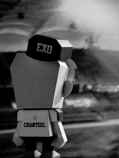 Chanyeol paper toy