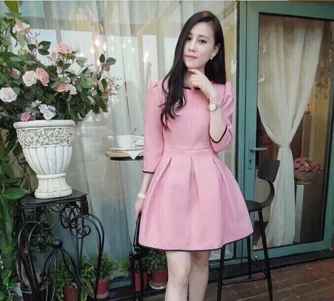 Váy xòe tay lỡ 01