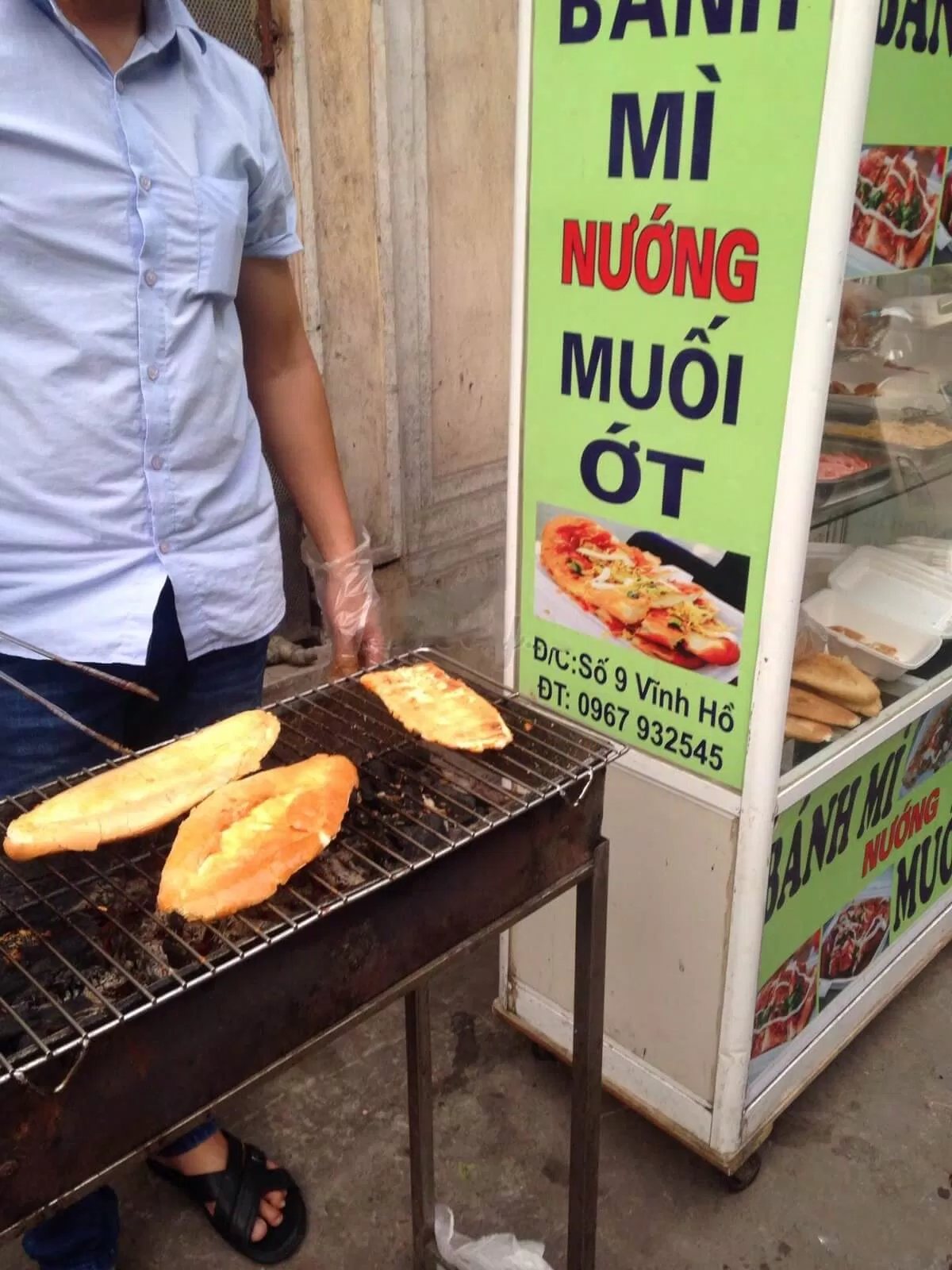 Bánh mì nướng muối ớt