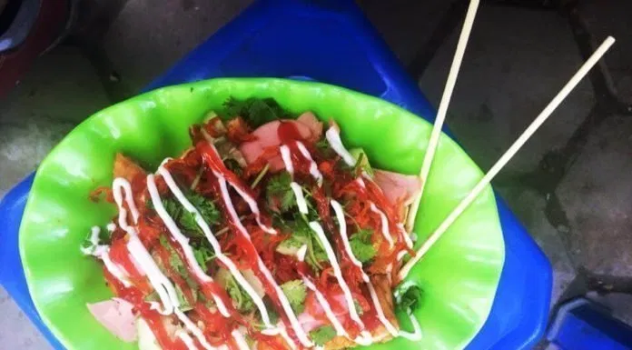 Bánh mỳ nướng muối ớt