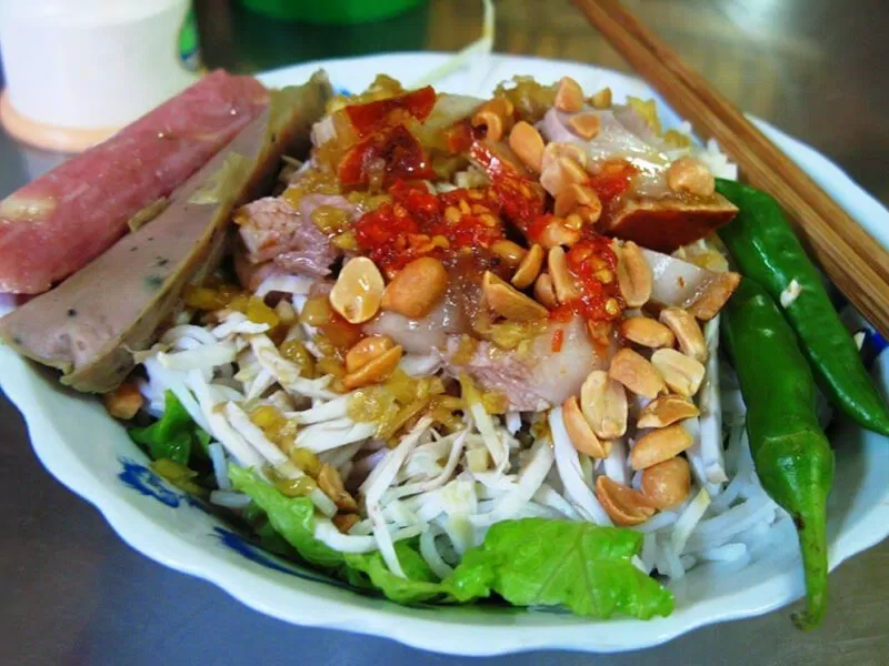 Bún mắm nêm