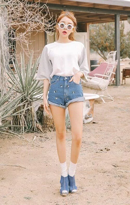 quần short jean