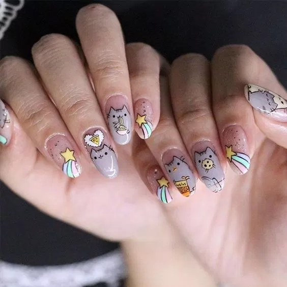 nail họa tiết