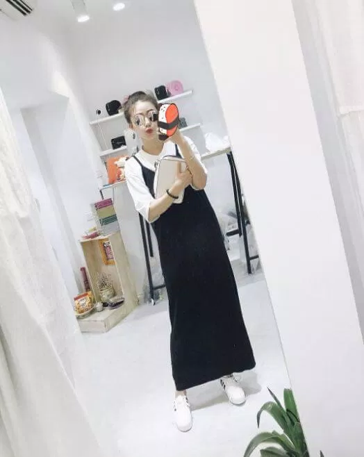 Salim diện đầm maxi