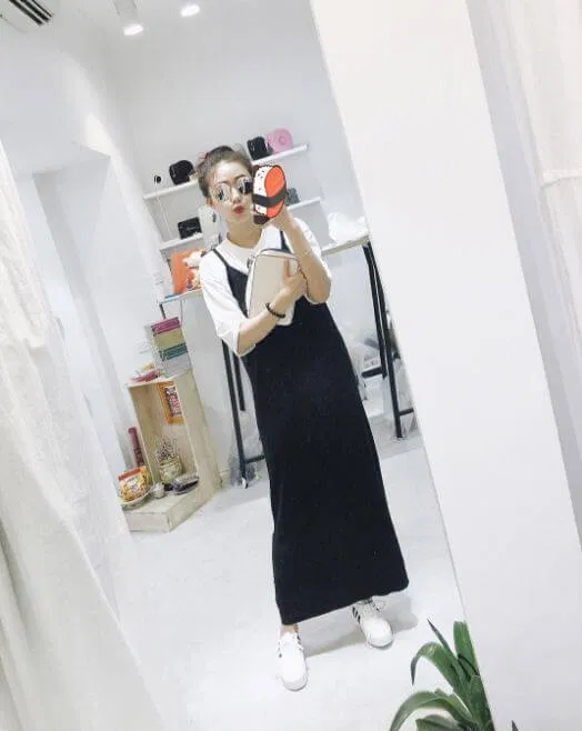 Salim diện đầm maxi