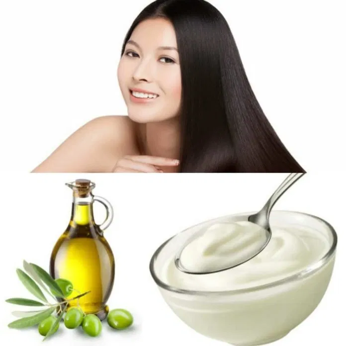 Mặt nạ dưỡng tóc từ sữa chua