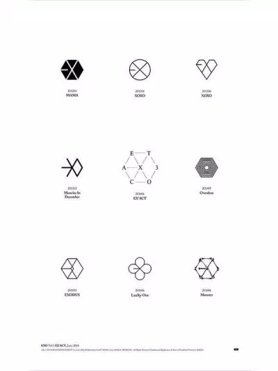 Các logo của EXO