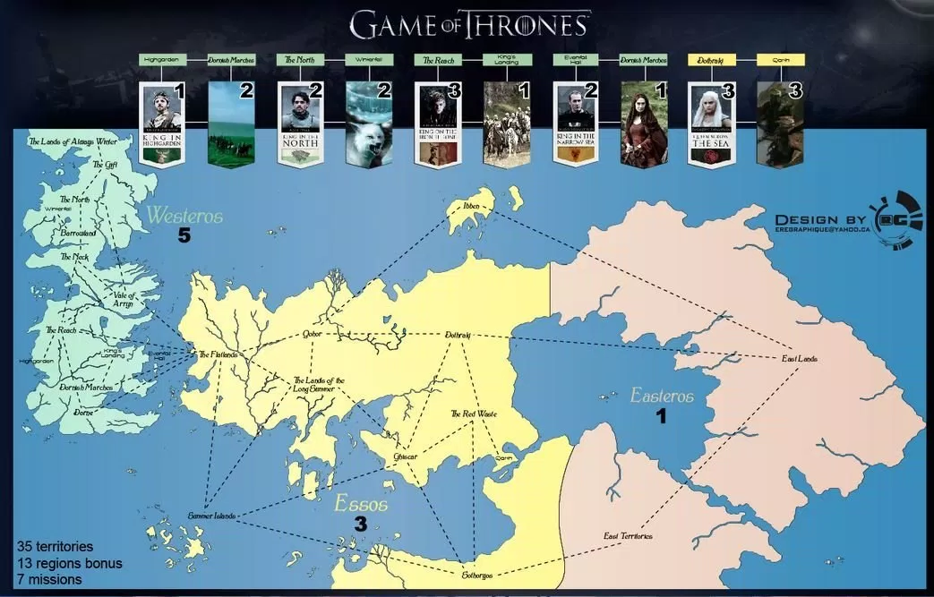 game of thrones map